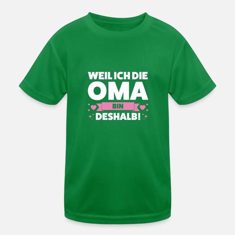 Oma Großmutter Omi Geschenk Kinder Funktions-T-Shirt