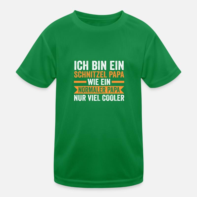 Schnitzel Papa Schnitzel Papa Geschenk Kinder Funktions-T-Shirt