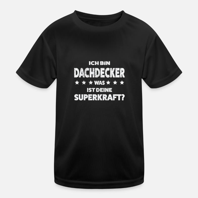 Dachdecker Beruf Dachdecken Geschenk Kinder Funktions-T-Shirt