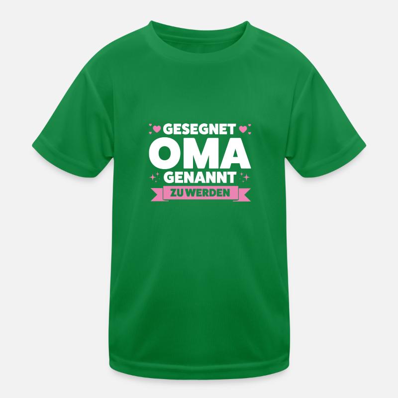 Oma Großmutter Omi Geschenk Kinder Funktions-T-Shirt