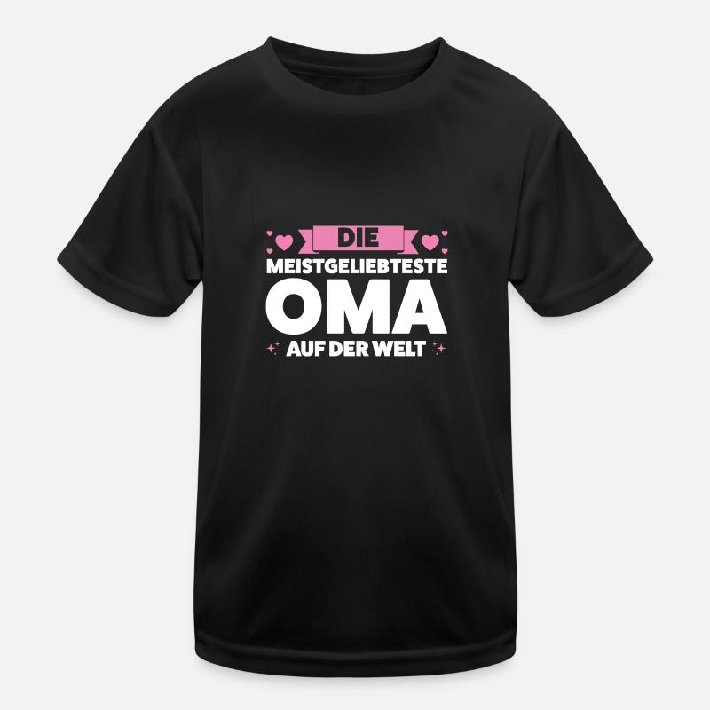 Oma Großmutter Großmütter Geschenk Kinder Funktions-T-Shirt