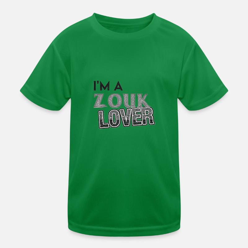 Ich bin ein Zouk-Liebhaber Kinder Funktions-T-Shirt