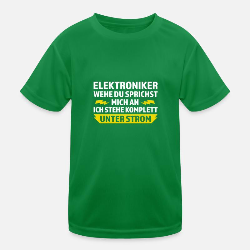 Elektroniker Beruf Elektromeister Geschenk Kinder Funktions-T-Shirt