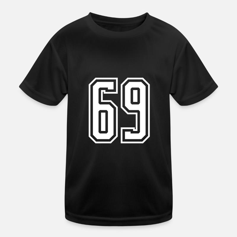69 Numéro de numéro T-shirt sport Enfant