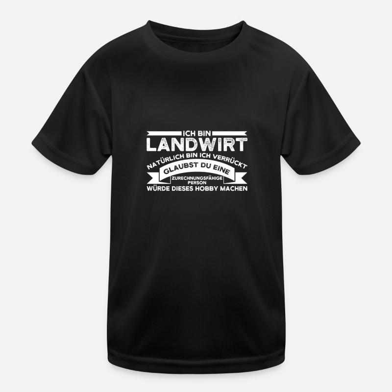 Landwirt Traktor Landwirte Geschenk Kinder Funktions-T-Shirt