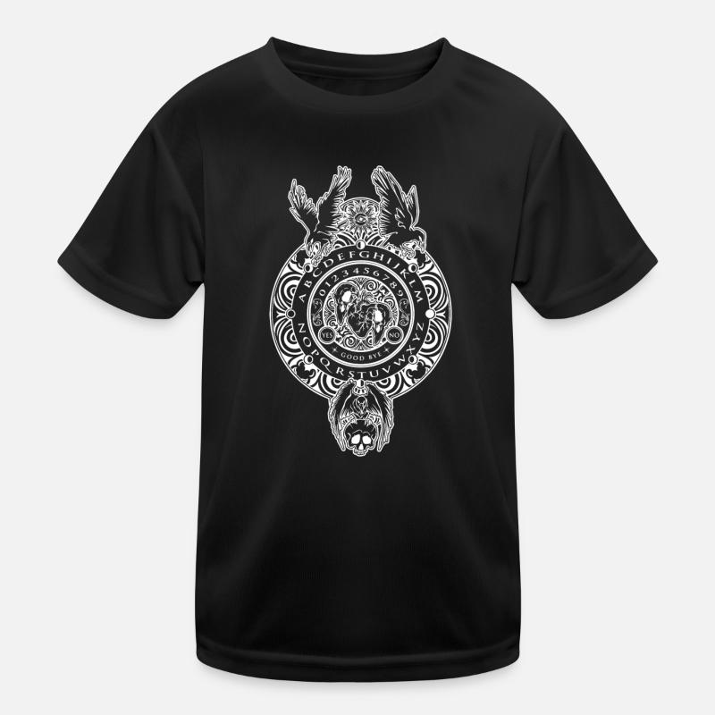 Spirit board & Planchette Halloween Raven Kids Functional T-Shirt