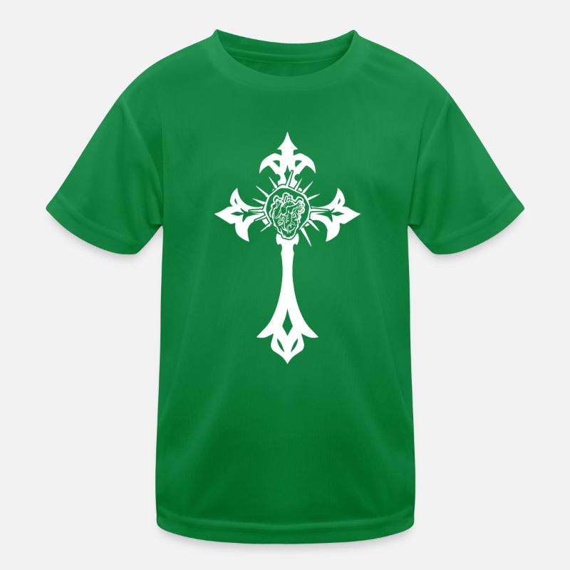 Gothic cross Kids Functional T-Shirt