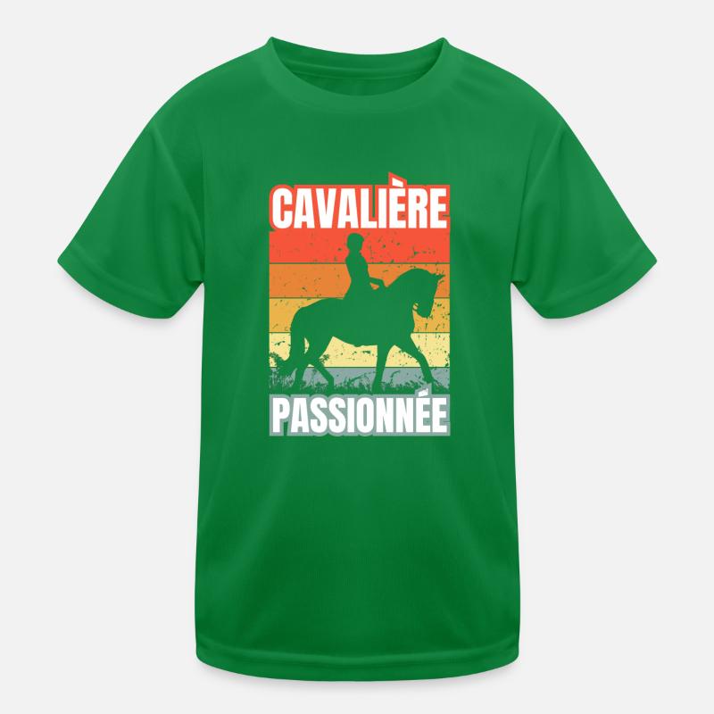 cavalière passionnée T-shirt sport Enfant