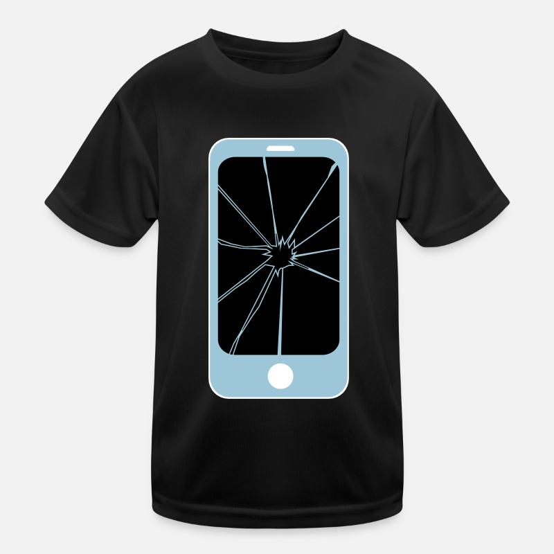 spider app - Kids Functional T-Shirt - black