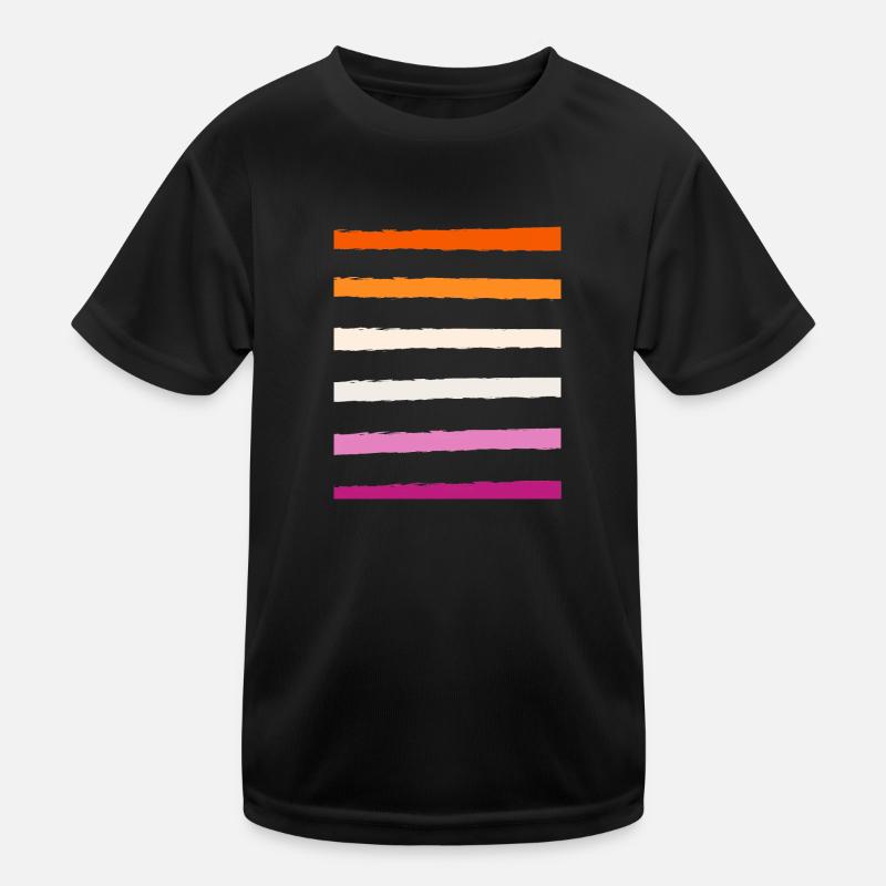 lesbian rayé T-shirt sport Enfant