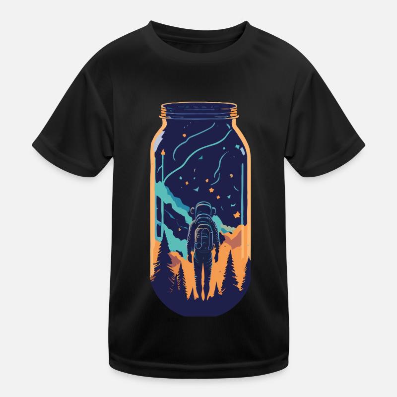 Astronaut, Galaxy, Space Kinder Funktions-T-Shirt
