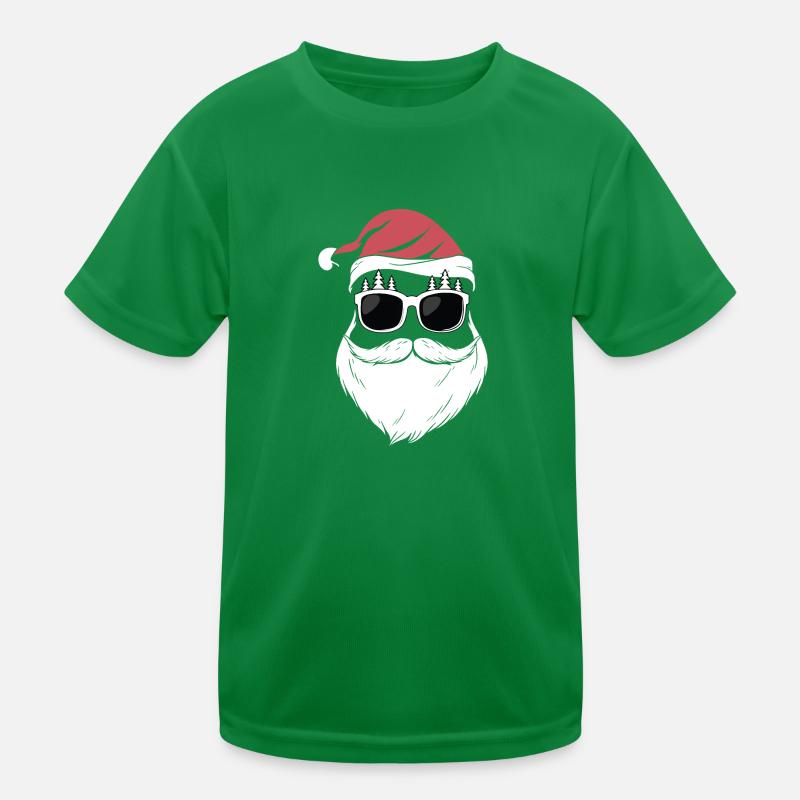 Super Cooler Weihnachtsmann Kinder Funktions-T-Shirt