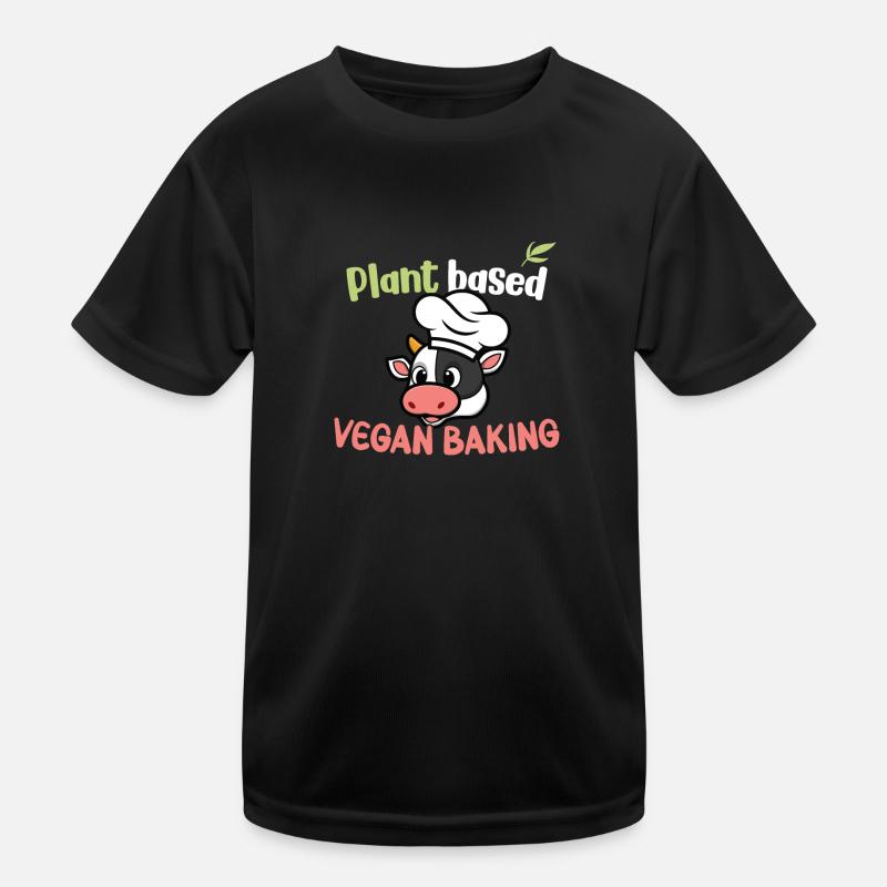 Plant based - Vegan Baking Kids Functional T-Shirt