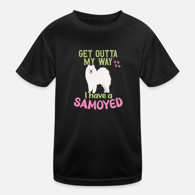 Sortez de mon chemin! J’ai un Samoyède T-shirt sport Enfant