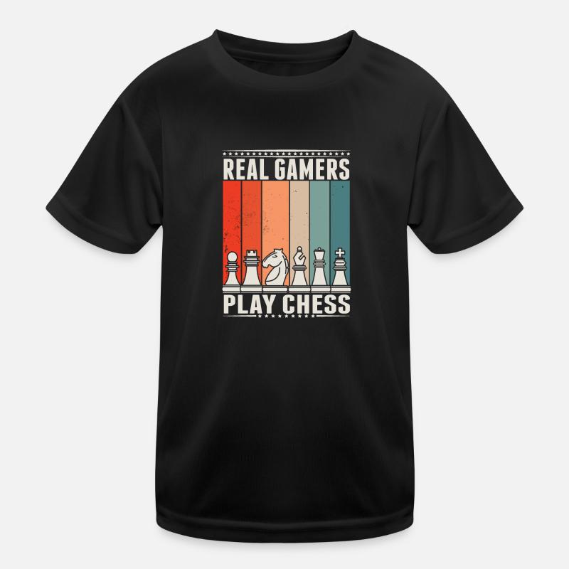 Rétro jeu d’échecs jeu d’échecs jeu d’échecs T-shirt sport Enfant