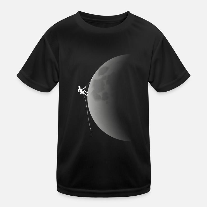 Climbing the moon Kids Functional T-Shirt