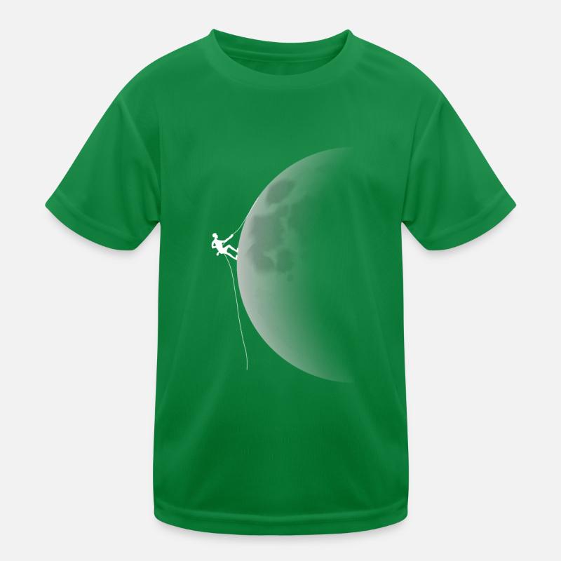 Der Mond ist eskalieren Kinder Funktions-T-Shirt