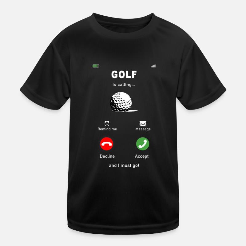 Le golf, c’est la calling. Golf, -golf, balle de golf T-shirt sport Enfant