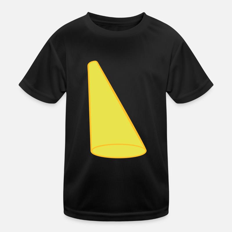 Conception de scène light cone spotlight T-shirt sport Enfant
