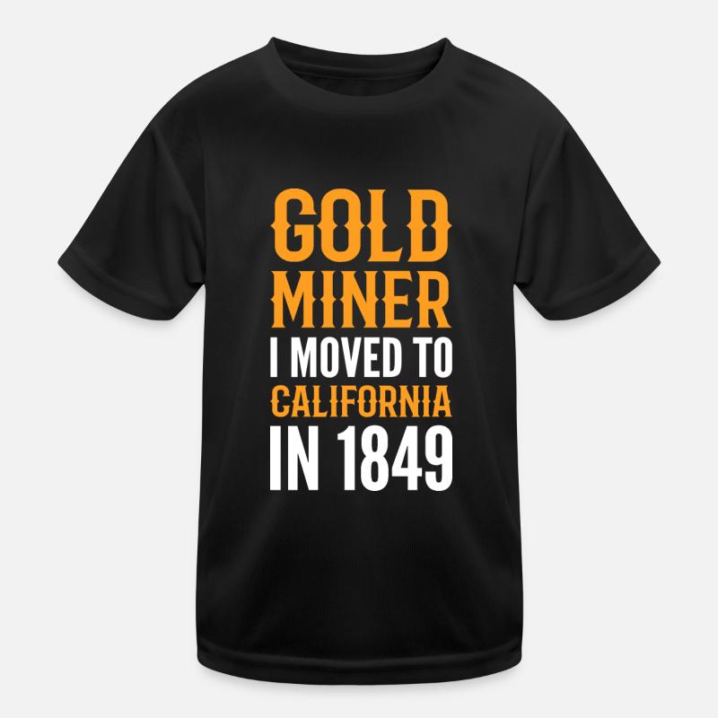 Goldgräber Minenarbeiter Geschenk Kinder Funktions-T-Shirt