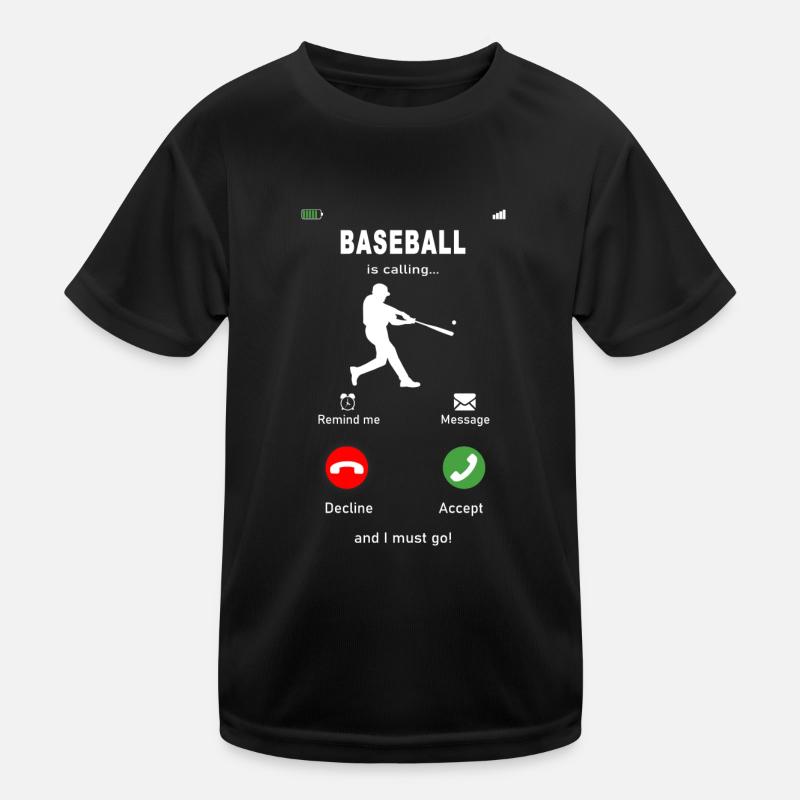 Baseball is calling Kids Functional T-Shirt