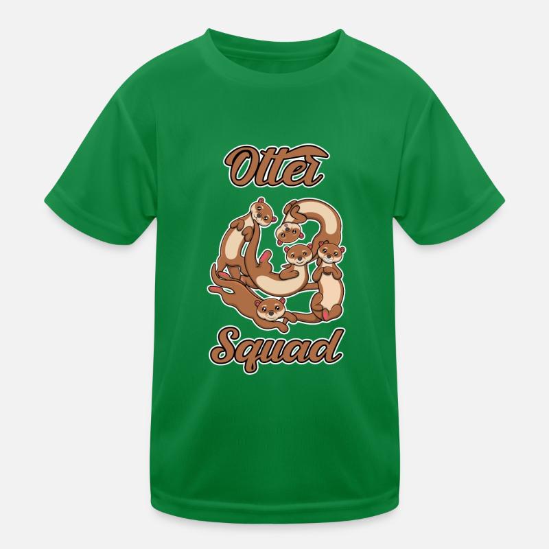 Otter Squad Cute Sea Otters ironisches Sprichwort Kinder Funktions-T-Shirt