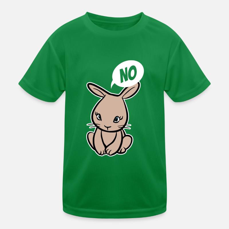 No, I don't have to! - Rabbit - Saying Kids Functional T-Shirt