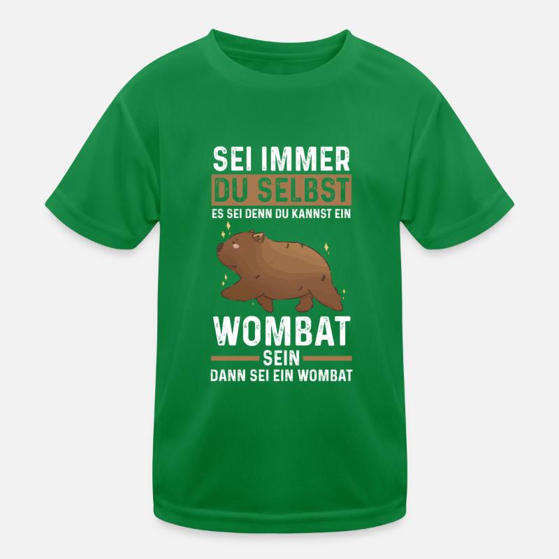 Wombat Kinder Funktions-T-Shirt