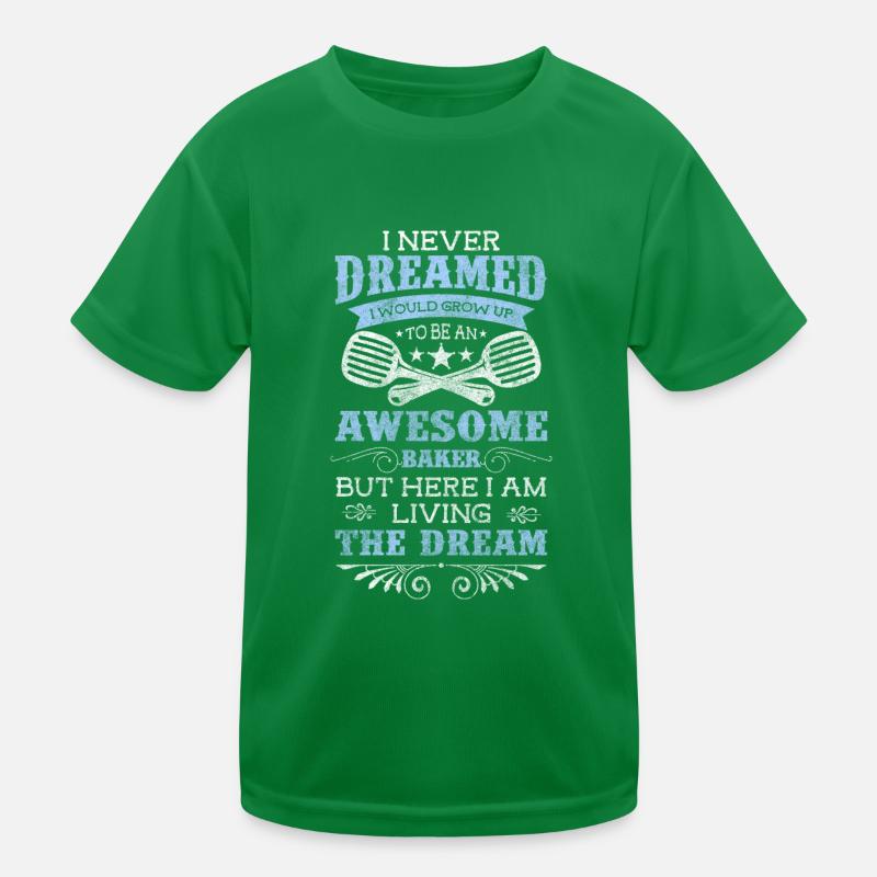 Baking Profession Delicious Kids Functional T-Shirt