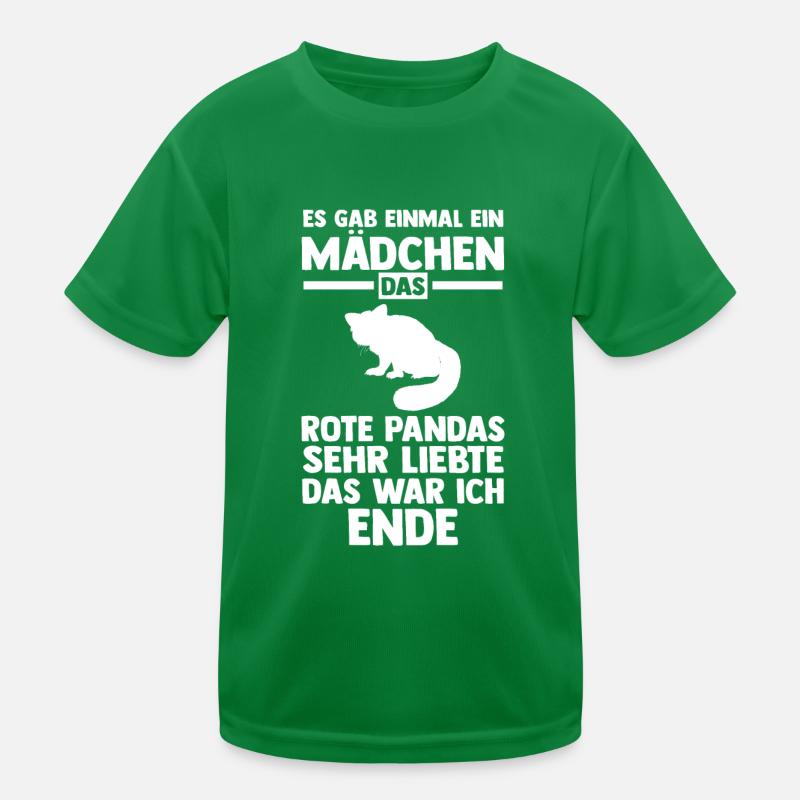 Roter Panda Kinder Funktions-T-Shirt