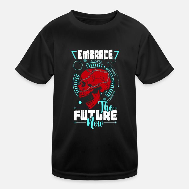 Embrace the Future now Kinder Funktions-T-Shirt