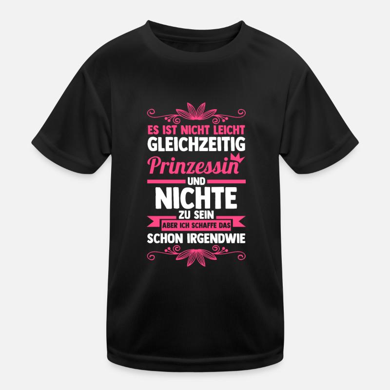 Superhelden Nichte Kinder Funktions-T-Shirt
