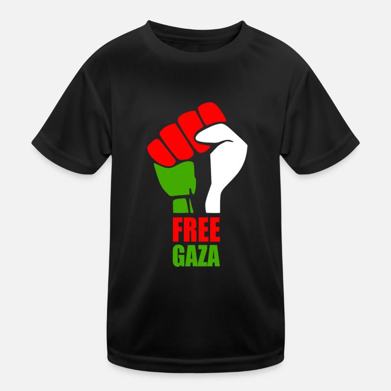 Save gaza Kids Functional T-Shirt
