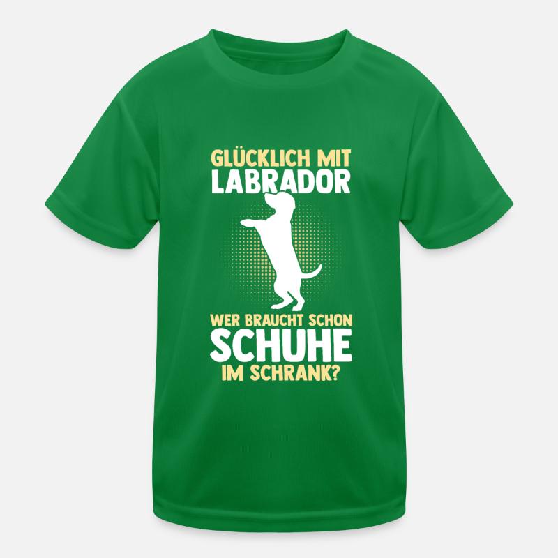 Hund Labrador Kinder Funktions-T-Shirt