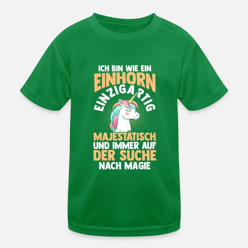 Unicorn Kids Functional T-Shirt