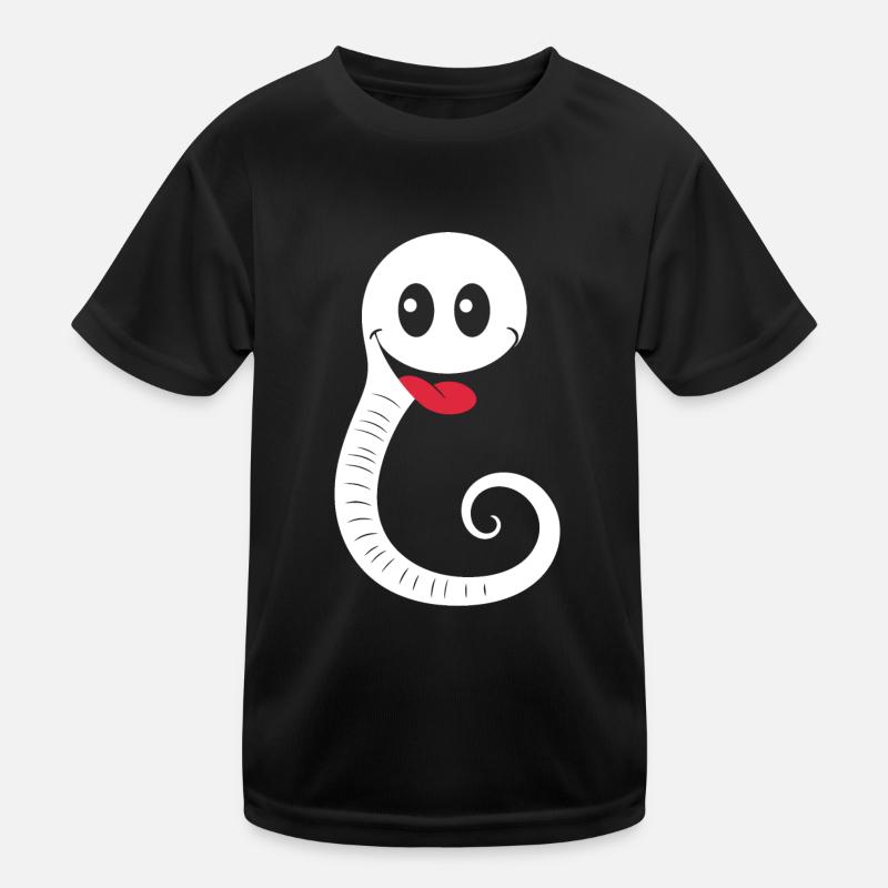 Regenwurm Kinder Funktions-T-Shirt