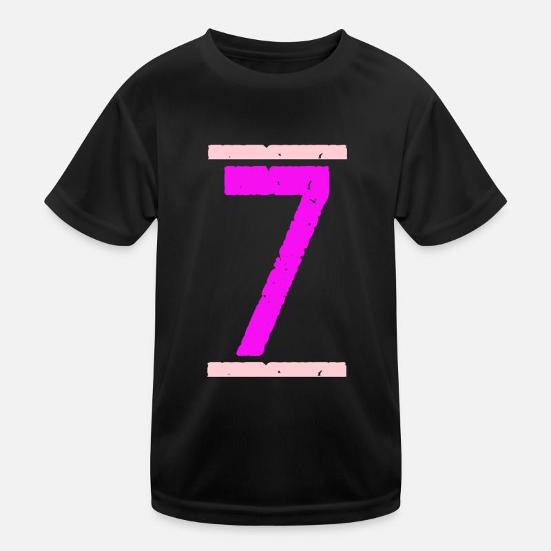 Sieben Kinder Funktions-T-Shirt