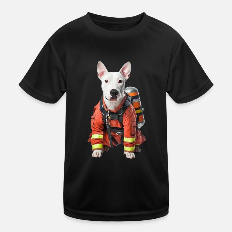 Bullterrier Kinder Funktions-T-Shirt