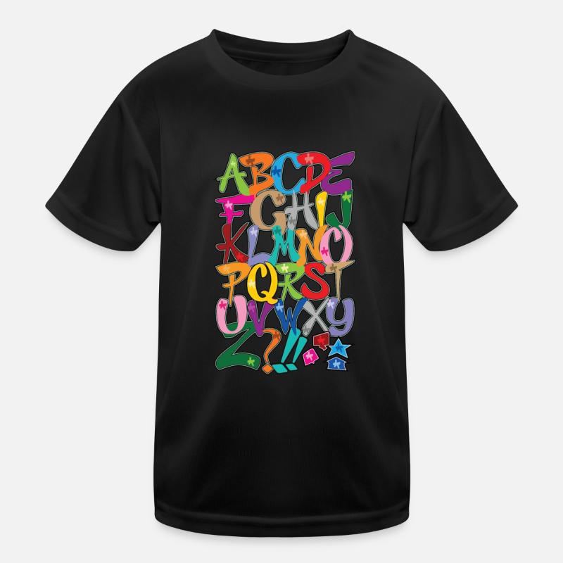 alphabet Kids Functional T-Shirt