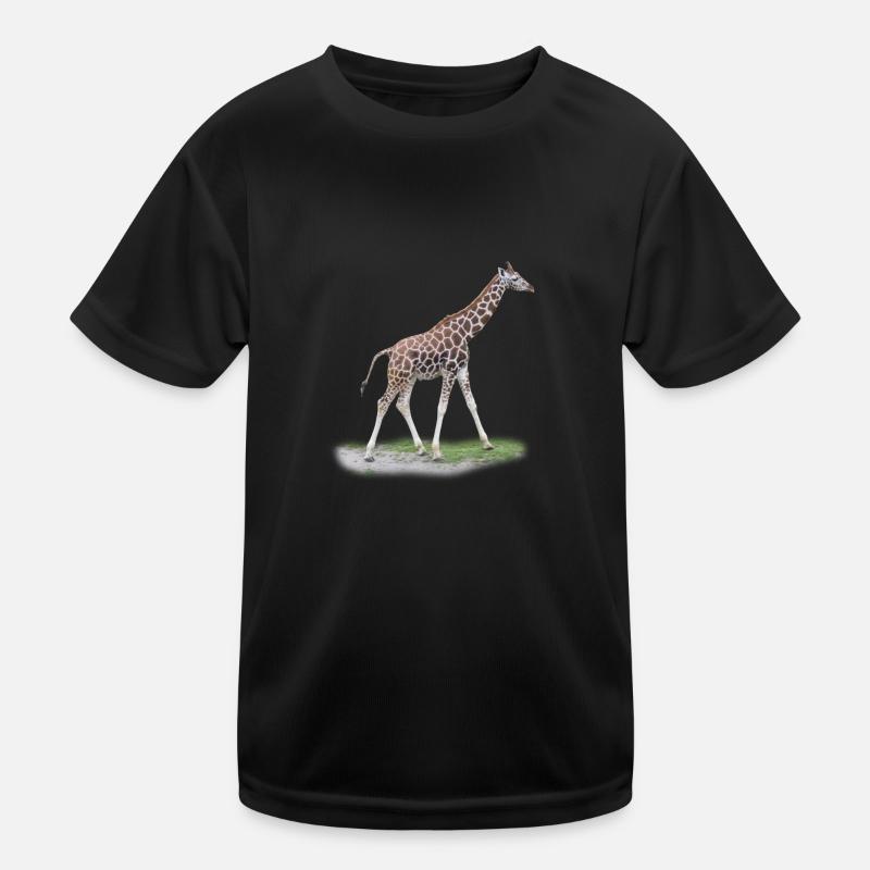 Junge Giraffe Kinder Funktions-T-Shirt