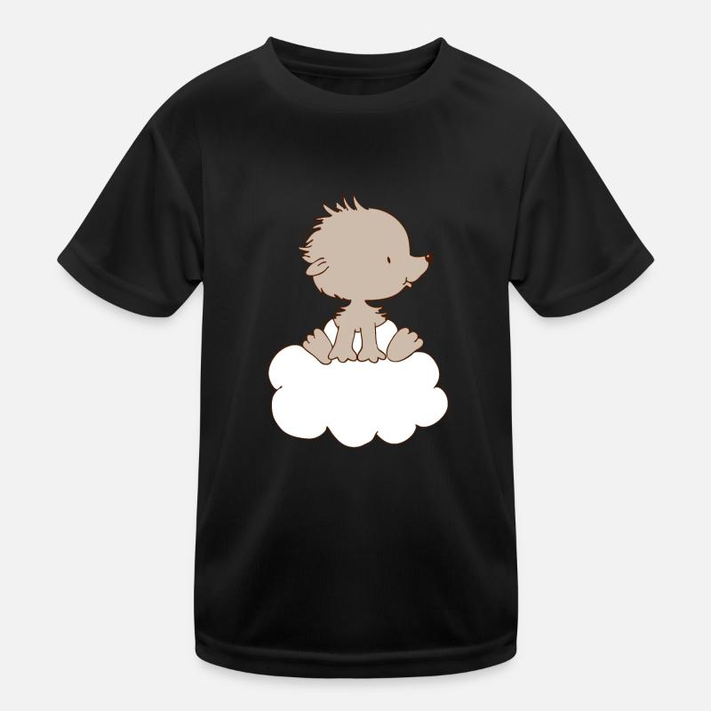 Hérisson de bébé sur un nuage T-shirt sport Enfant