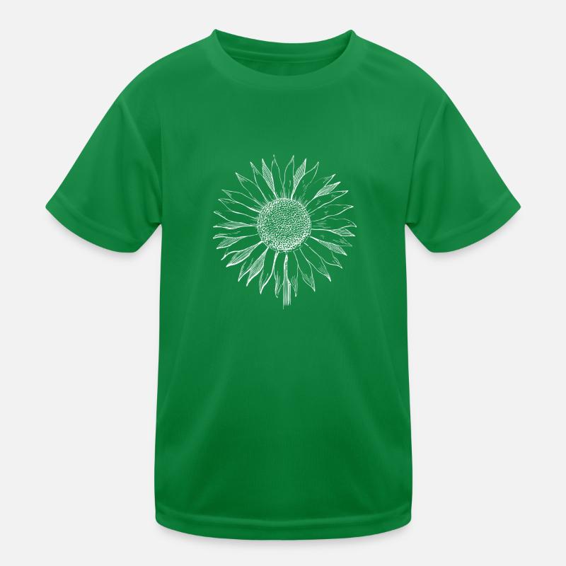 Sommer Sonnenblume. Prima Geschenksidee! Kinder Funktions-T-Shirt