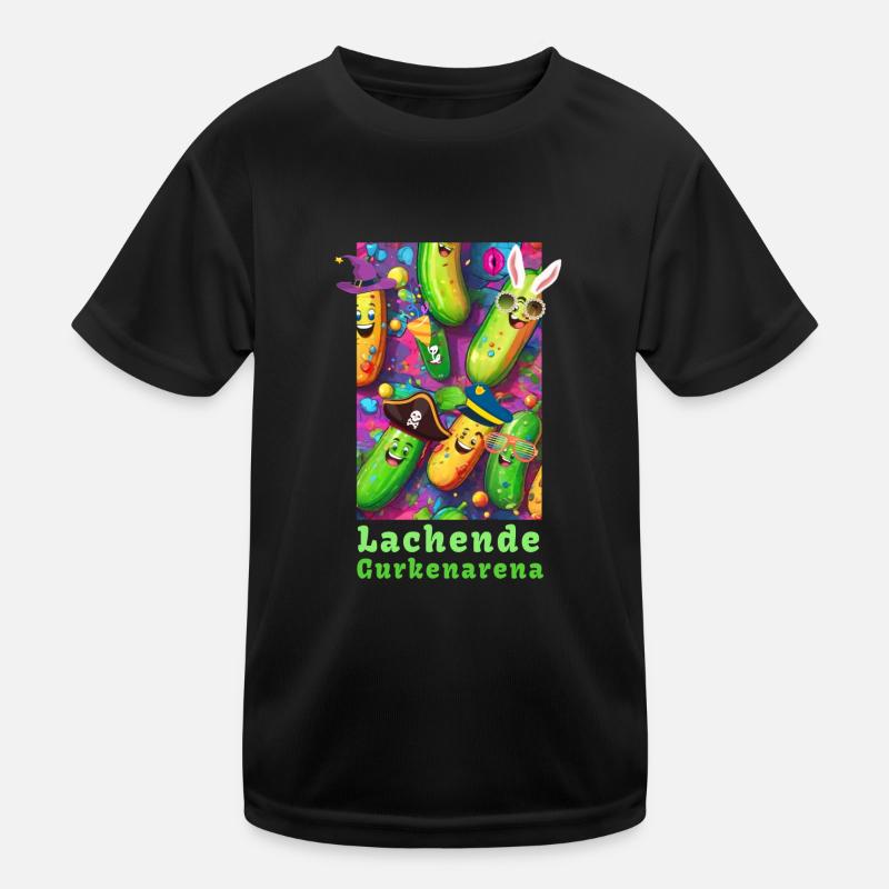 Lachende Gurken, Gurken, karneval, alaaf Kinder Funktions-T-Shirt