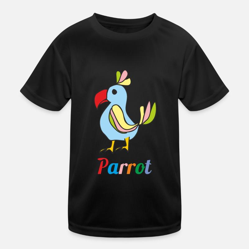 Papagei Kinder Funktions-T-Shirt