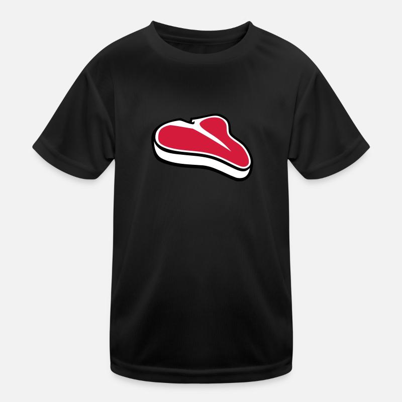 Steak Kinder Funktions-T-Shirt