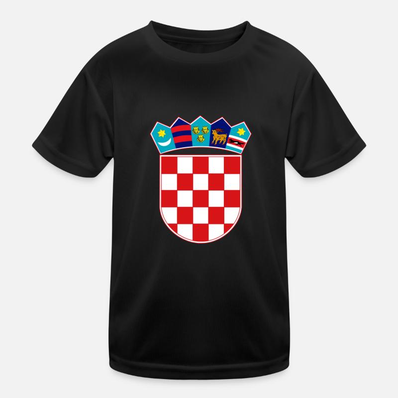 hrvatska Kinder Funktions-T-Shirt