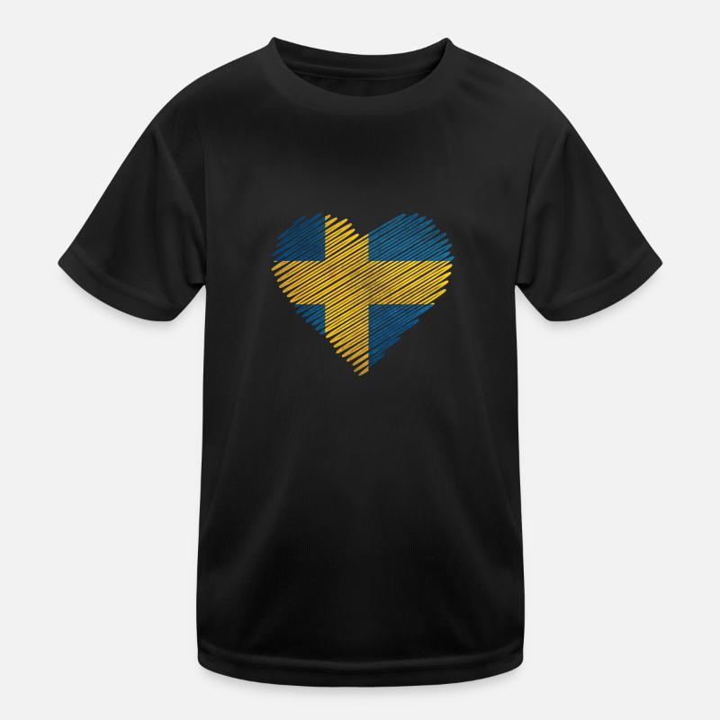 Schweden - Sweden - Swedish Kinder Funktions-T-Shirt