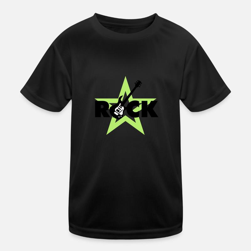 rock_star_042013_c_3c - Kinder Funktions-T-Shirt - Schwarz