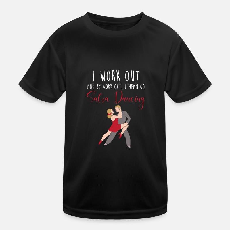 Salsa Dancer Dancer Kids Functional T-Shirt