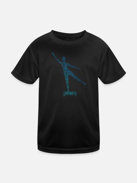 Endurance Training Hommes Fitness Strength Training Ae - T-shirt sport Enfant - noir - Devant